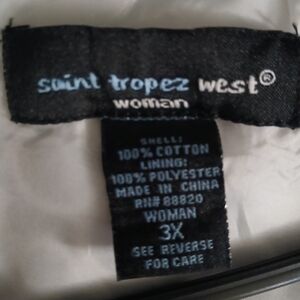 Saint Tropez West Black and White Women's Jacket